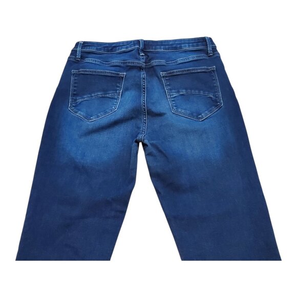 DRIFTWOOD SZ 31 Audrey Sundance Blue Denim Straight-leg Distressed Jeans - Picture 6 of 9